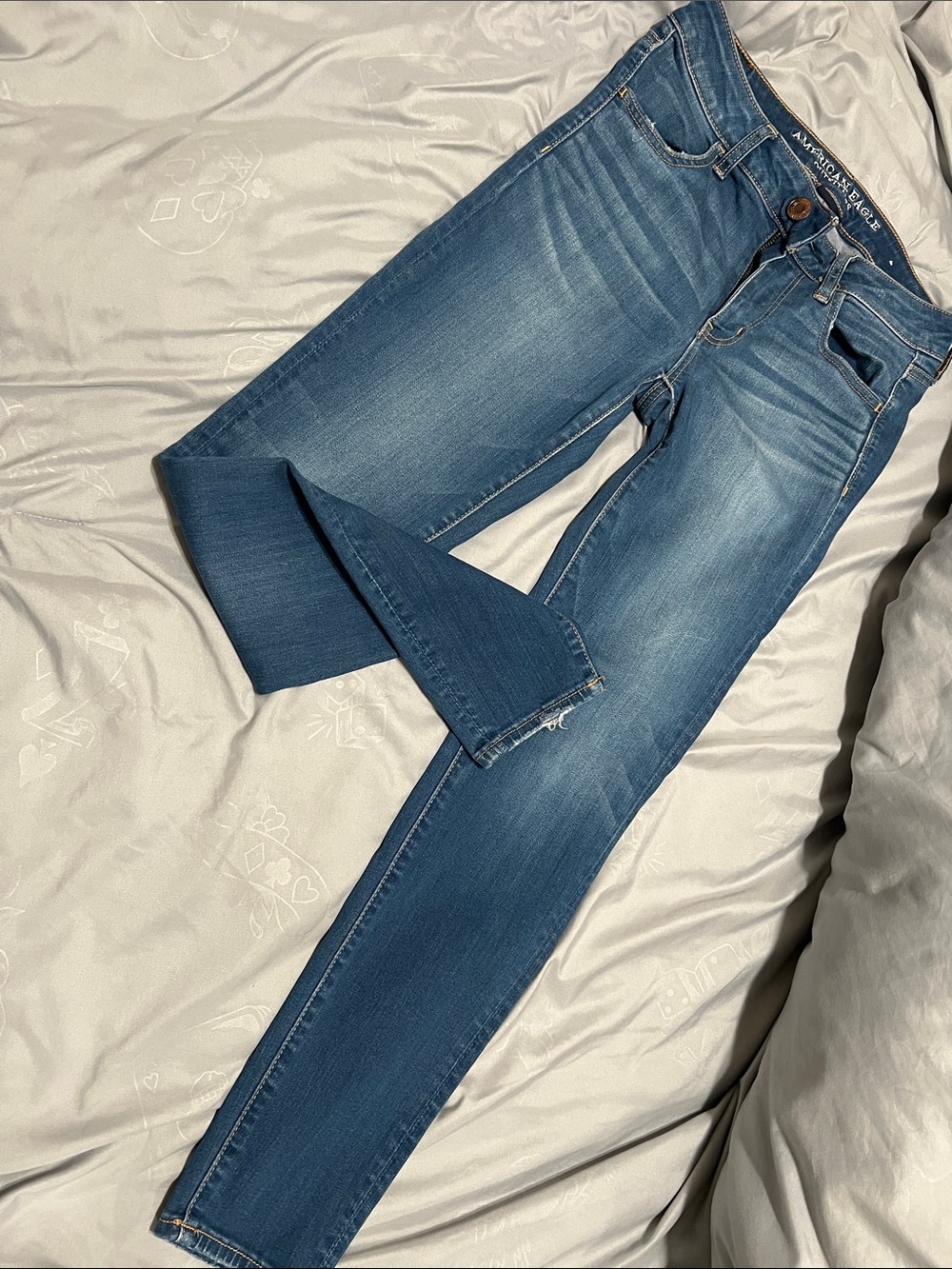 American Eagle Outfitters Medium Blue Women's Skinny Jeans